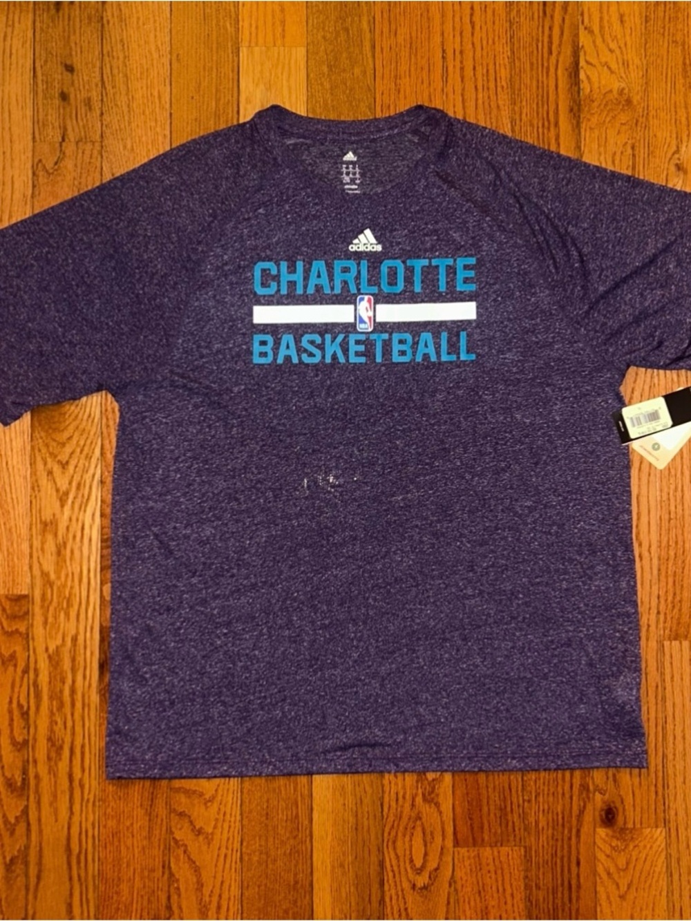 Charlotte Hornets Basketball Adidas Climalite Shirt Size XL NEW